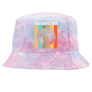 Black History Month Black African American Gift Tie-Dyed Bucket Hat