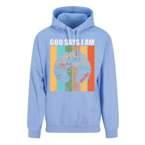 Black History Month Black African American Gift Unisex Surf Hoodie