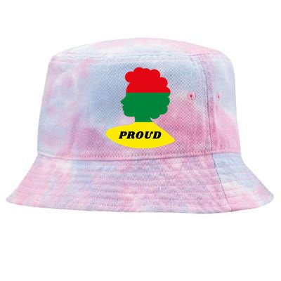 Black History Month Proud Female Tie-Dyed Bucket Hat