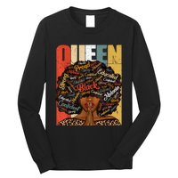 Black History Month Shirts Juneteenth Shirts For Black Queen Long Sleeve Shirt