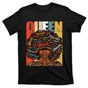 Black History Month Shirts Juneteenth Shirts For Black Queen T-Shirt