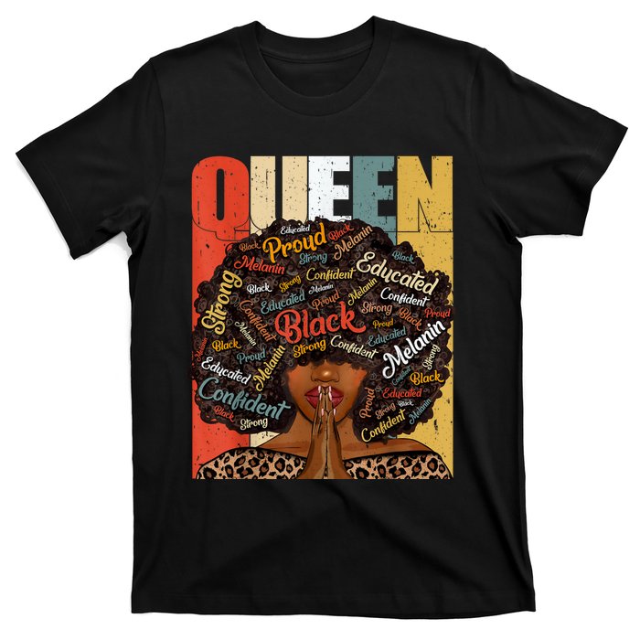 Black History Month Shirts Juneteenth Shirts For Black Queen T-Shirt