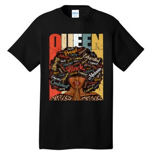 Black History Month Shirts Juneteenth Shirts For Black Queen Tall T-Shirt