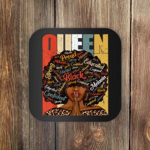 Black History Month Shirts Juneteenth Shirts For Black Queen Coaster