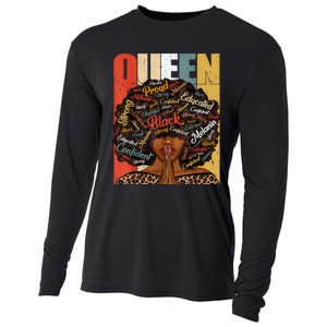 Black History Month Shirts Juneteenth Shirts For Black Queen Cooling Performance Long Sleeve Crew