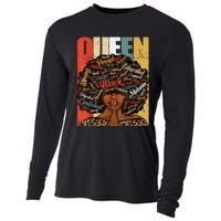 Black History Month Shirts Juneteenth Shirts For Black Queen Cooling Performance Long Sleeve Crew