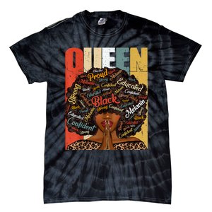 Black History Month Shirts Juneteenth Shirts For Black Queen Tie-Dye T-Shirt