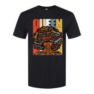 Black History Month Shirts Juneteenth Shirts For Black Queen Softstyle CVC T-Shirt