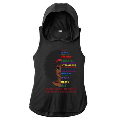 Black History Month Funny Gift Melanin Black Magic Cute Gift Ladies PosiCharge Tri-Blend Wicking Draft Hoodie Tank