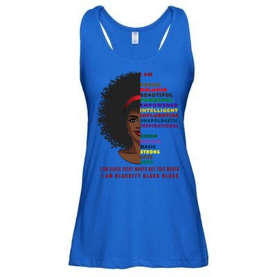 Black History Month Funny Gift Melanin Black Magic Cute Gift Ladies Essential Flowy Tank