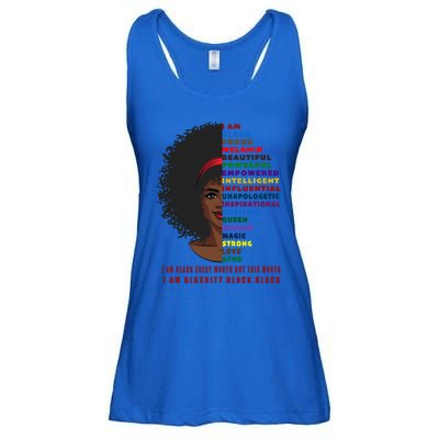 Black History Month Funny Gift Melanin Black Magic Cute Gift Ladies Essential Flowy Tank