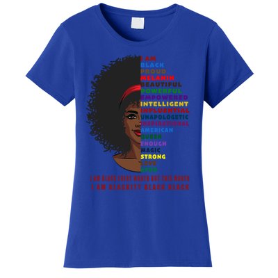 Black History Month Funny Gift Melanin Black Magic Cute Gift Women's T-Shirt