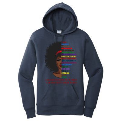 Black History Month Funny Gift Melanin Black Magic Cute Gift Women's Pullover Hoodie