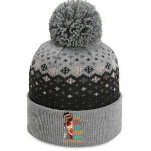 Black History Month Funny Gift The Baniff Cuffed Pom Beanie