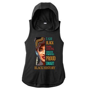 Black History Month Funny Gift Ladies PosiCharge Tri-Blend Wicking Draft Hoodie Tank