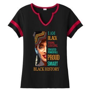 Black History Month Funny Gift Ladies Halftime Notch Neck Tee