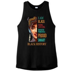 Black History Month Funny Gift Ladies PosiCharge Tri-Blend Wicking Tank