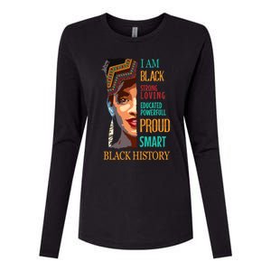 Black History Month Funny Gift Womens Cotton Relaxed Long Sleeve T-Shirt