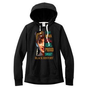 Black History Month Funny Gift Women's Fleece Hoodie