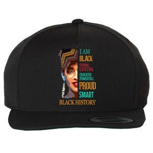 Black History Month Funny Gift Wool Snapback Cap