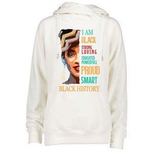 Black History Month Funny Gift Womens Funnel Neck Pullover Hood