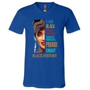 Black History Month Funny Gift V-Neck T-Shirt