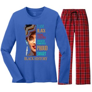 Black History Month Funny Gift Women's Long Sleeve Flannel Pajama Set 