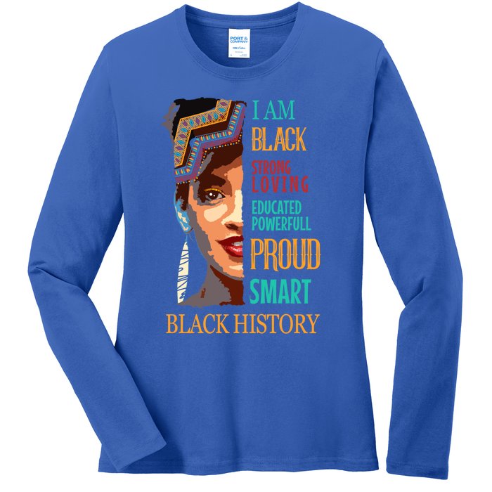 Black History Month Funny Gift Ladies Long Sleeve Shirt