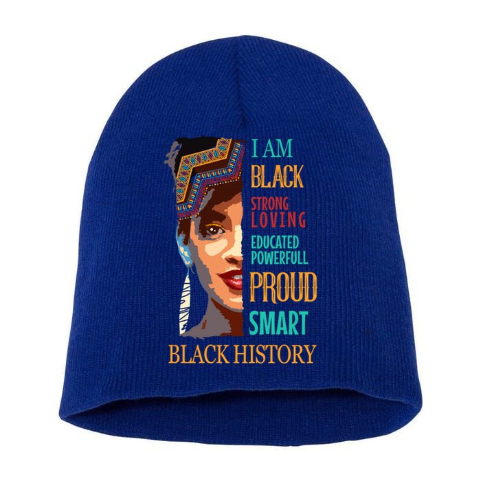 Black History Month Funny Gift Short Acrylic Beanie