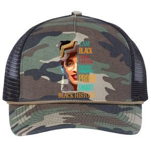 Black History Month Funny Gift Retro Rope Trucker Hat Cap