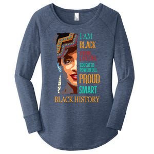 Black History Month Funny Gift Women's Perfect Tri Tunic Long Sleeve Shirt