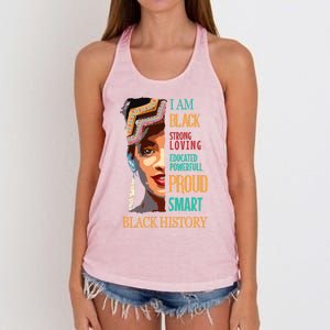 Black History Month Funny Gift Women's Knotted Racerback Tank