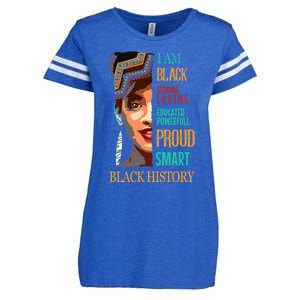 Black History Month Funny Gift Enza Ladies Jersey Football T-Shirt