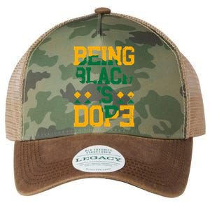 Black History Month Being Black Is Dope Gift Legacy Tie Dye Trucker Hat