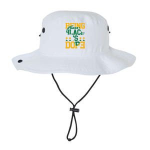 Black History Month Being Black Is Dope Gift Legacy Cool Fit Booney Bucket Hat