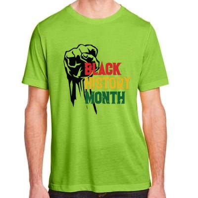 Black History Month Fist All Year Adult ChromaSoft Performance T-Shirt