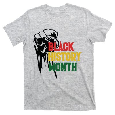 Black History Month Fist All Year T-Shirt