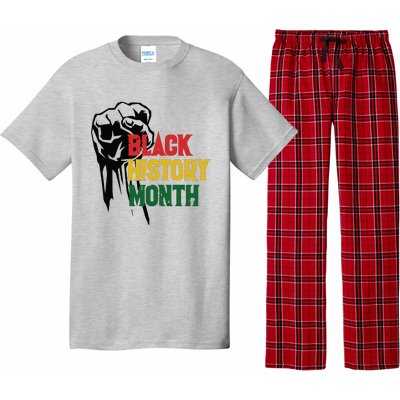 Black History Month Fist All Year Pajama Set