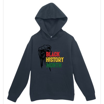 Black History Month Fist All Year Urban Pullover Hoodie