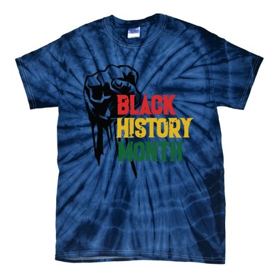 Black History Month Fist All Year Tie-Dye T-Shirt