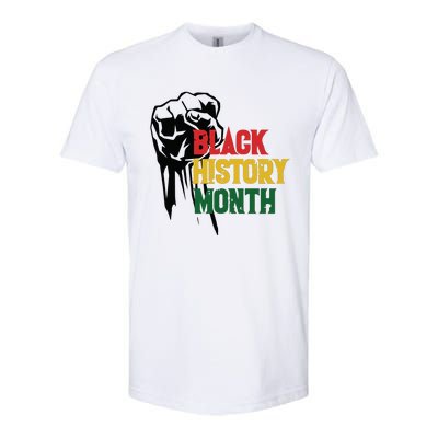 Black History Month Fist All Year Softstyle CVC T-Shirt