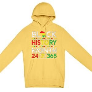 Black History Month 247365 African Melanin Black Premium Pullover Hoodie