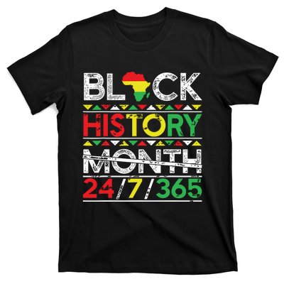 Black History Month 247365 African Melanin Black T-Shirt