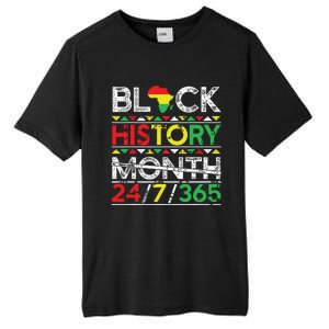 Black History Month 247365 African Melanin Black Tall Fusion ChromaSoft Performance T-Shirt