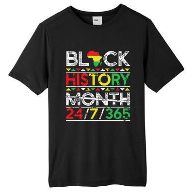 Black History Month 247365 African Melanin Black Tall Fusion ChromaSoft Performance T-Shirt