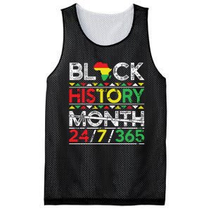 Black History Month 247365 African Melanin Black Mesh Reversible Basketball Jersey Tank