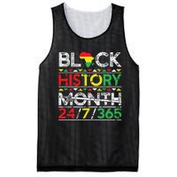 Black History Month 247365 African Melanin Black Mesh Reversible Basketball Jersey Tank