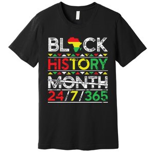 Black History Month 247365 African Melanin Black Premium T-Shirt