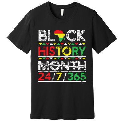 Black History Month 247365 African Melanin Black Premium T-Shirt