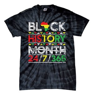 Black History Month 247365 African Melanin Black Tie-Dye T-Shirt